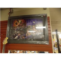 FRAMED PRINT - AT THE THEATER - ELVIS AND MORE