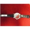 Image 1 : WATCH - NEW  - DIAMOND KING - WORKING WITH 6 GENUINE DIAMONDS INSET INTO FACE - RED / SILVER