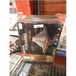 LOT OF NEW ASSORTED 3-D PUZZLES - MAYA PYRAMID, ESTADIO AZUI &  BURLAL ARA