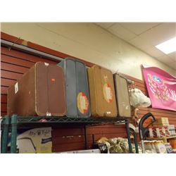 VINTAGE SUIT CASES - 4 TTL