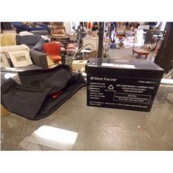 WEST MARINE BATTERY AND CASE