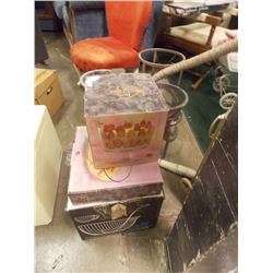 RETRO TRIFLE BOWL - PARTY DIP BOWL - 26 PC PUNCH BOWL SET = 3 PC TTL - IN ORIGINAL BOXES