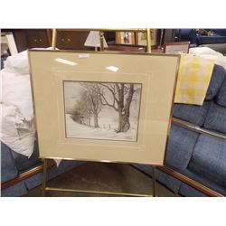 PICTURE - WINTER ROAD SIDE - C.SLUSSER