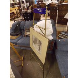 VINTAGE BRASS EASEL