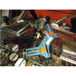 BUNDLE OF TOOLS - CLAMPS, SAW GUIDE ETC