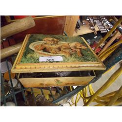 VINTAGE TIN BOX WITH CONTENTS