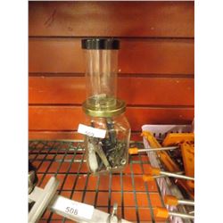 JARS OF DRIVER BITS - 2 TTL