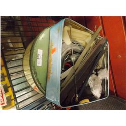 VINTAGE TIN AND CONTENTS