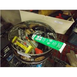 VINTAGE TIN AND CONTENTS - SEAM SEAL AND MORE