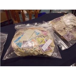 BAG OF COLLECTABLE STAMPS