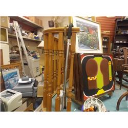 WALKING CANES - 1 METAL AND 1 WOOD = 2 TTL