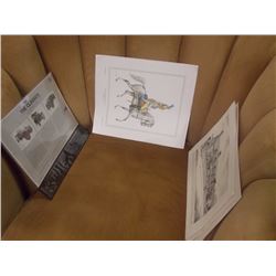 LOT OF UNFRAMED PRINTS