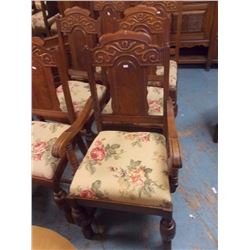 VINTAGE ARM CHAIRS - 6 X BID