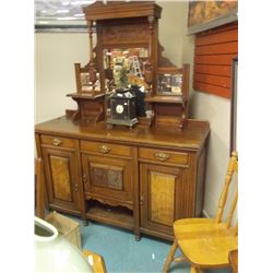 SIDE BOARD - 2 PC - 3 DOOR - 3 DRAWER