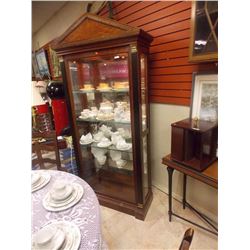 CHINA CABINET - 4 TIER - 6' TALL