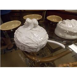 APPLE DISH WITH SPOON