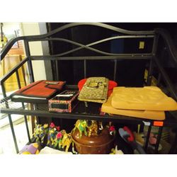 SHELF LOT - WALET, NOTE BOOK, ELEPHANT AND MORE