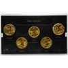 Image 2 : 4 Sets of 2004 USA State Quarters - Gold, Platinum, D&P Sets