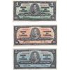 Image 2 : Lot of 1937 Bank of Canada Bank Notes - $1, $2, $5, $10 & $100