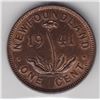 Image 1 : 1941 Newfoundland ICCS Graded Small One Cent Coin - MS-60