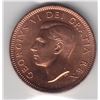 Image 2 : 1952 Canada ICCS Graded Small One Cent Penny Coin - MS-65; Red