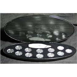 2000 Canadian Millennium Silver Quarter Coin Collection In Original Black Case