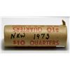 Image 3 : 1973 Canada 25-Cent Quarter Original Bank Roll - CIBC - Unsearched