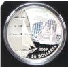 Image 1 : 2007 Canada $20 Fine Silver Coin Brigantine