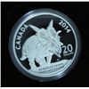 Image 1 : 2014 Canada $20 Fine Silver Coin Canadian Dinosaurs: Xenoceratops