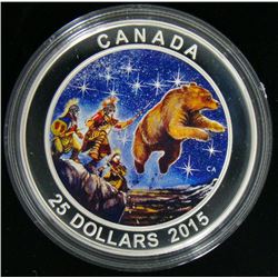 2015 Canada $25 Fine Silver Coin Star Charts: The Great Ascent
