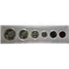 Image 2 : 1961 Canadian silver coin set in hard plastic case