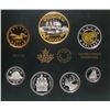 Image 1 : 2016 Canada Fine Silver Proof Coin Set By RCM - With Selctive Gold Plating