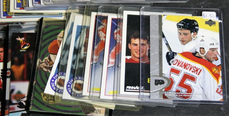 21 Assorted Eric Lindros Hockey Cards Mostly Rookie Cards