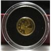 Image 1 : 2010 Canada .5 gram Fine Gold Coin - Caribou