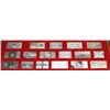 Image 2 : Complete Franklin Mint Sterling Silver Set in Display Case - Flags of Canada - 33.65 oz FINE SILVER