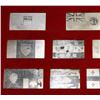 Image 5 : Complete Franklin Mint Sterling Silver Set in Display Case - Flags of Canada - 33.65 oz FINE SILVER