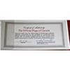 Image 6 : Complete Franklin Mint Sterling Silver Set in Display Case - Flags of Canada - 33.65 oz FINE SILVER