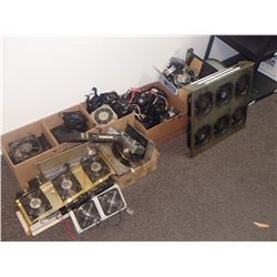 Large Lot of Misc Axial Fans