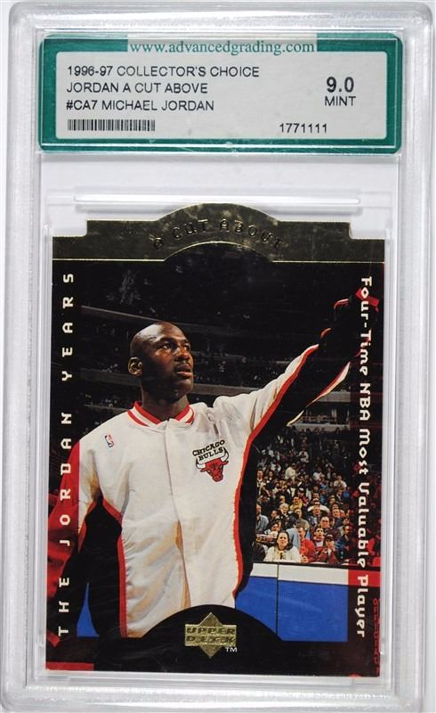 1987 FLEER MICHAEL JORDAN PSA 8 1987 88 FLEER STICKER JORDAN BGC 7 5 1987 FLEER MICHAEL JORDAN PSA 8 1987 88 FLEER STICKER JORDAN BGC 7 5