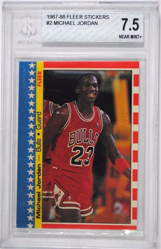 1987 fleer michael jordan sticker