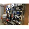Image 1 : 3 SECTIONS OF RACKING WITH CONTENTS, PLUS TWO WHITEBOARDS