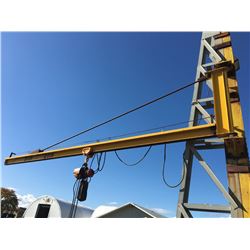 KITO 2 TON ELECTRIC CHAIN HOIST WITH JIB