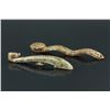 Image 1 : 2 Pc Chinese Old Jade Carved Dragon Buckle & Ruyi