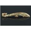 Image 2 : 2 Pc Chinese Old Jade Carved Dragon Buckle & Ruyi