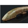 Image 4 : 2 Pc Chinese Old Jade Carved Dragon Buckle & Ruyi