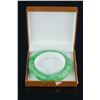 Image 5 : Chinese Green Jadeite Carved Bangle