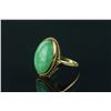 Image 1 : Fine 14K Green Jadeite Ring