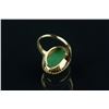 Image 2 : Fine 14K Green Jadeite Ring
