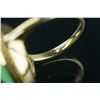 Image 3 : Fine 14K Green Jadeite Ring