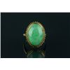 Image 4 : Fine 14K Green Jadeite Ring